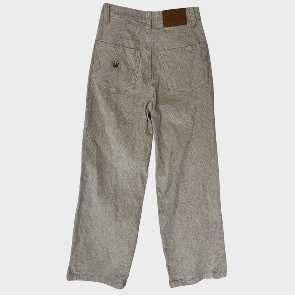 Melodie by Melodie Perrault Womens Size 2 Beige Corduroy Pants - Picture 5 of 9